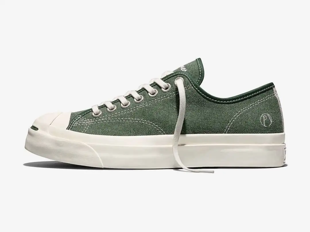 Converse x Palmes Jack Purcell PDM in cloud, side view