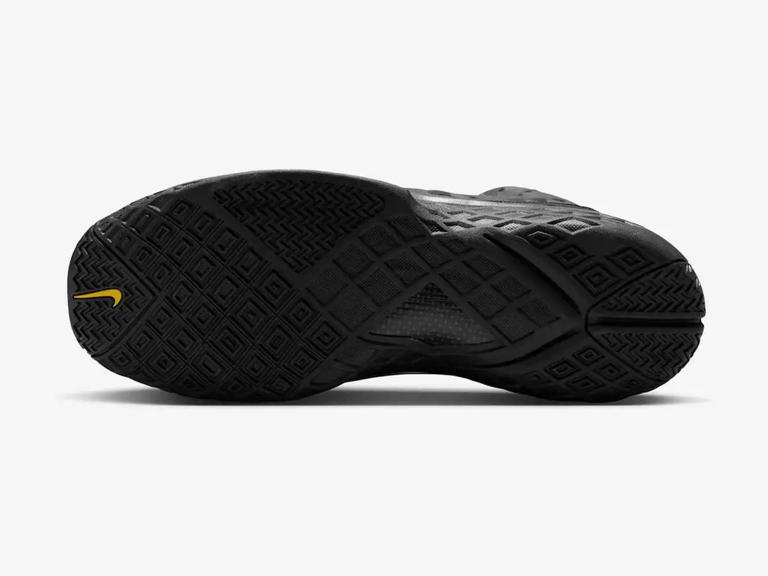 Kobe 3 Protro in black, anthracite, varsity maize, white, side view