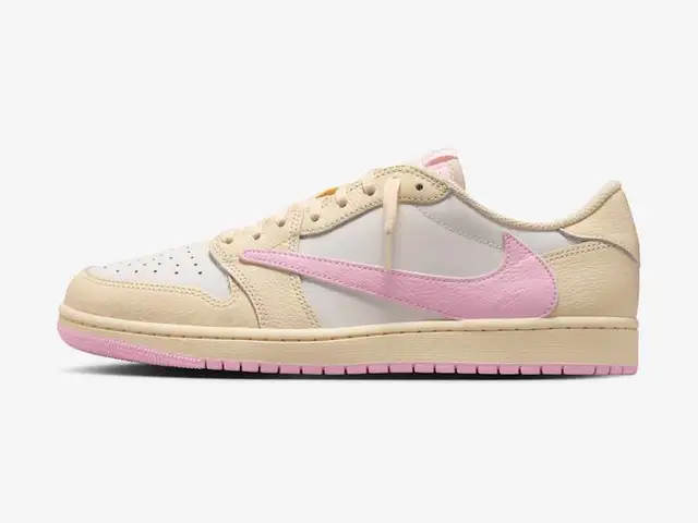 Air Jordan 1 Low x Travis Scott Shoes, official product photograph for style IQ7604-100