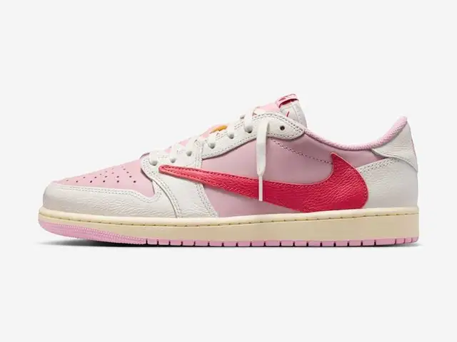 Air Jordan 1 Low x Travis Scott Shoes, official product photograph for style IQ7604-101