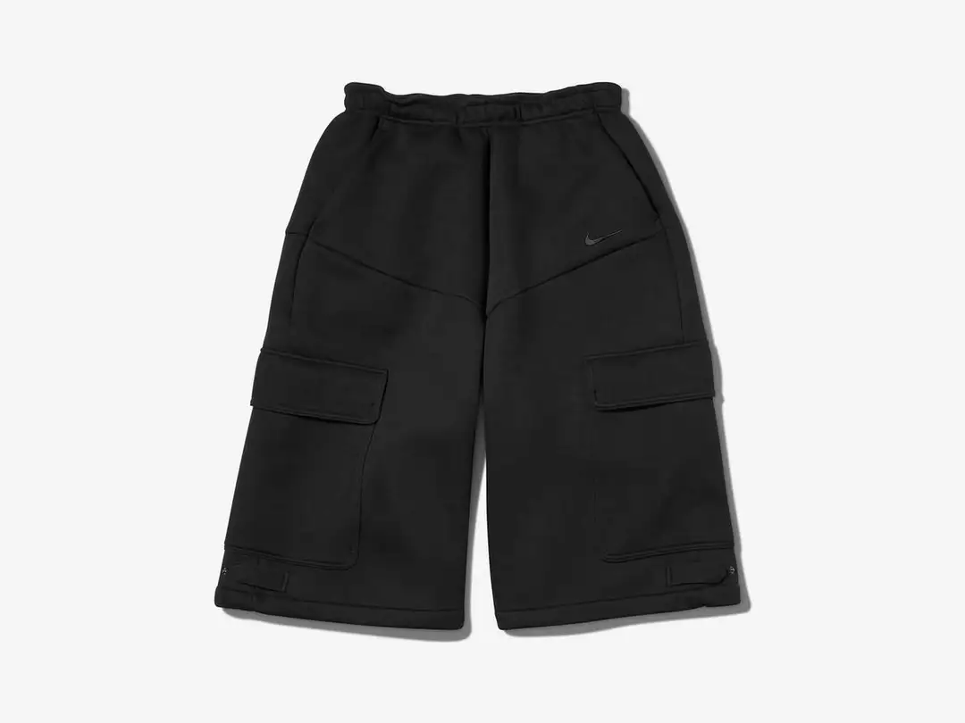 Nike Tech x Lil Yachty Men's Fleece Shorts in black, black