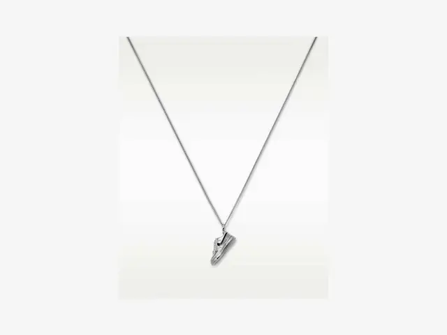 Nike Air Force 1 Necklace in silver, black