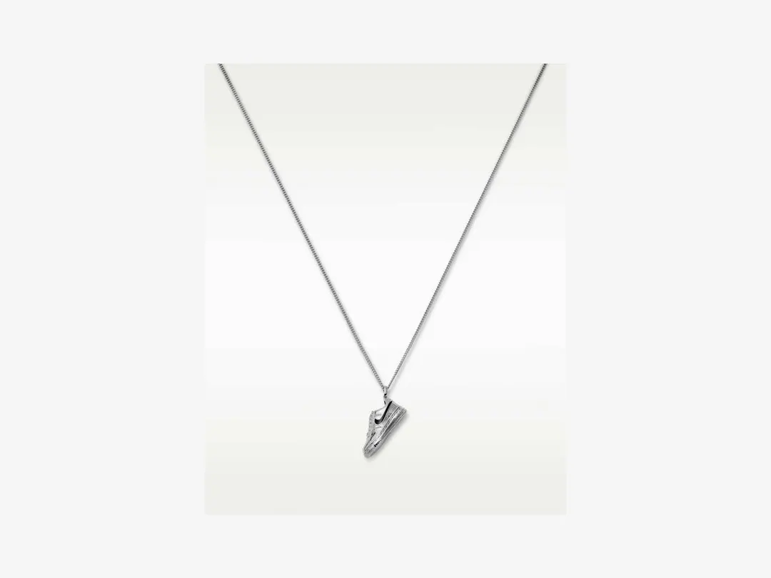 Nike Air Force 1 Necklace in silver, black